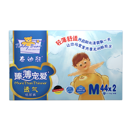 Teddy Bear 泰迪熊 臻薄透氣紙尿褲M88片(6-11公斤)嬰兒尿不濕