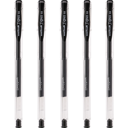 uni 三菱鉛筆 UM-100 中性筆 黑色 0.5mm 5支裝