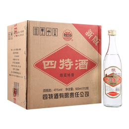四特 四特液 特香型白酒 45度 500ml*12瓶 整箱装