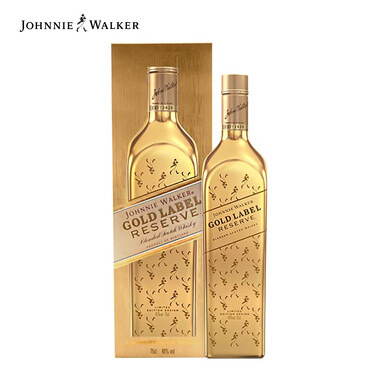 尊尼获加(johnnie walker)洋酒 金方 金牌 苏格兰进口威士忌750ml