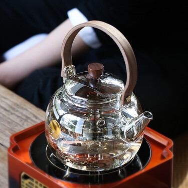 唐兴耐热玻璃煮茶壶蒸汽壶烧水壶大容量蒸煮茶器家用煮水壶电陶炉养生