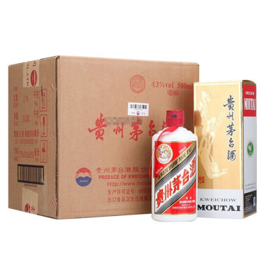 茅台(moutai)贵州茅台酒茅台飞天 酱香型白酒 43度500ml 1瓶装