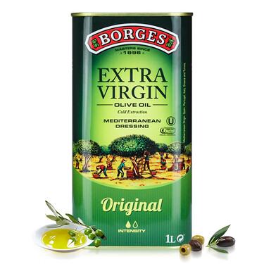 (borges)原装初榨橄榄油 西班牙原装进口 橄榄油 铁听装 伯爵橄榄油