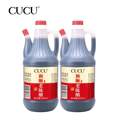 CUCU 山西和顺老陈醋手工酿造调味品醋泡壶装800ml