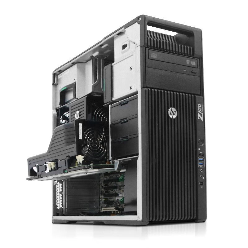 【二手95新】hp/惠普z620图形工作站主机 至强e5服务器双路32核心建模