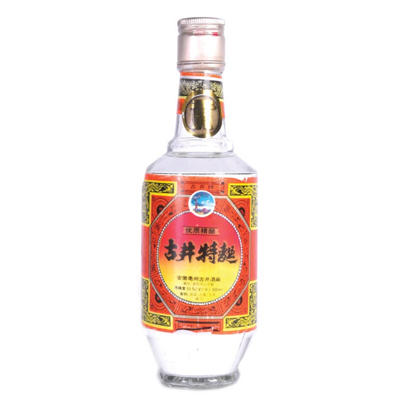 【古井贡酒白酒 老酒】老酒 古井特曲 90年代早期 53度 500ml【行情