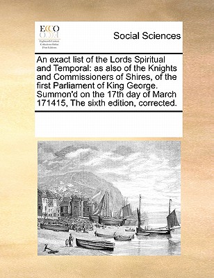 【预订】an exact list of the lords spiritual