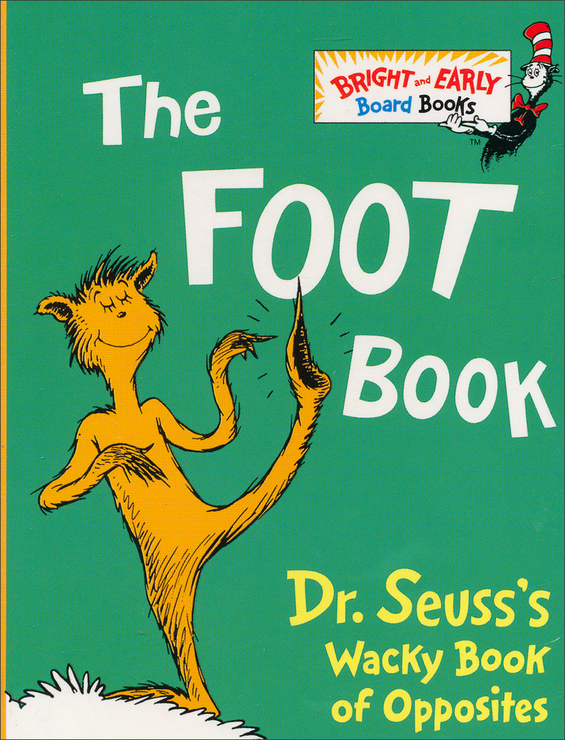 苏斯博士系列 the foot book 进口原版 儿童启蒙 反义词学习