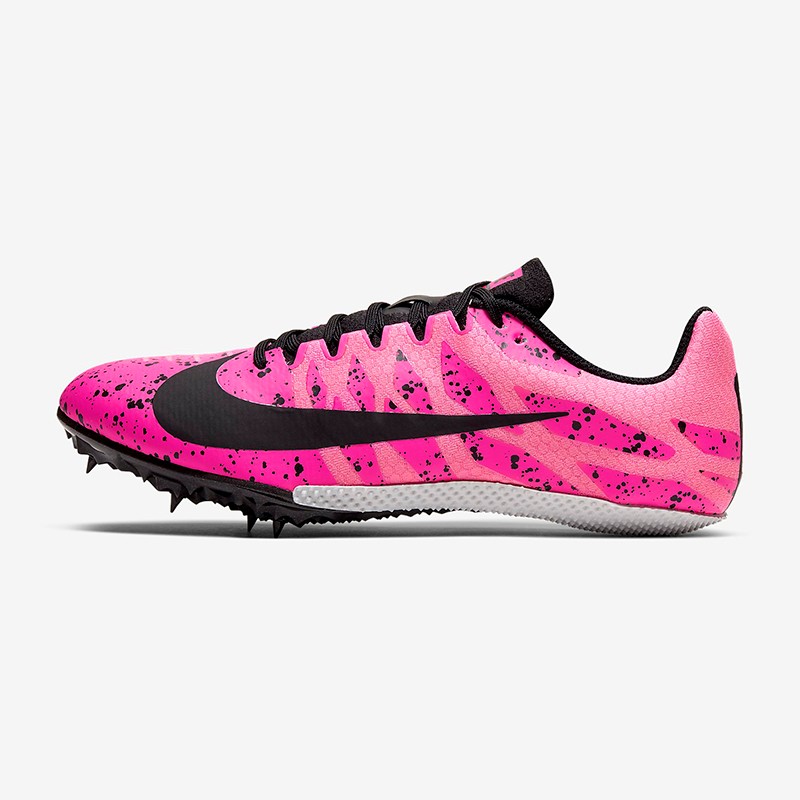 耐克(nike)zoom rival s 9专业田径短跑防滑钉鞋跑步鞋 粉色/907564