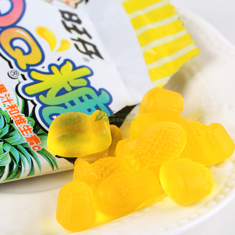 旺旺旺仔qq糖20g*10袋 水果汁软糖橡皮糖 儿童糖果 休闲零食品9口味可