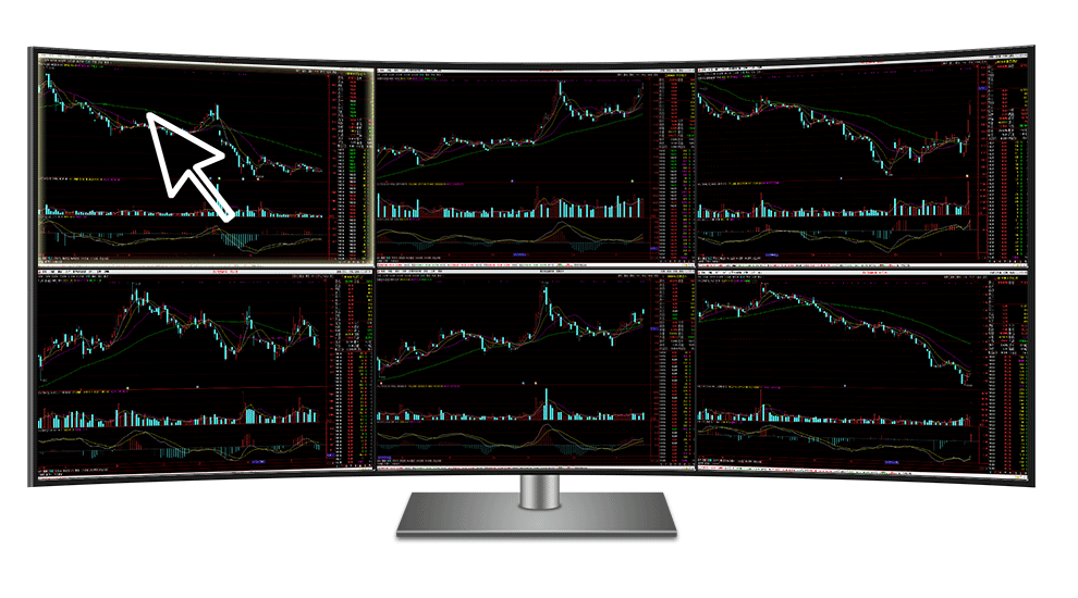 多屏电脑六屏联动多屏炒股电脑六核cpu多屏幕六显示器股票期货外汇