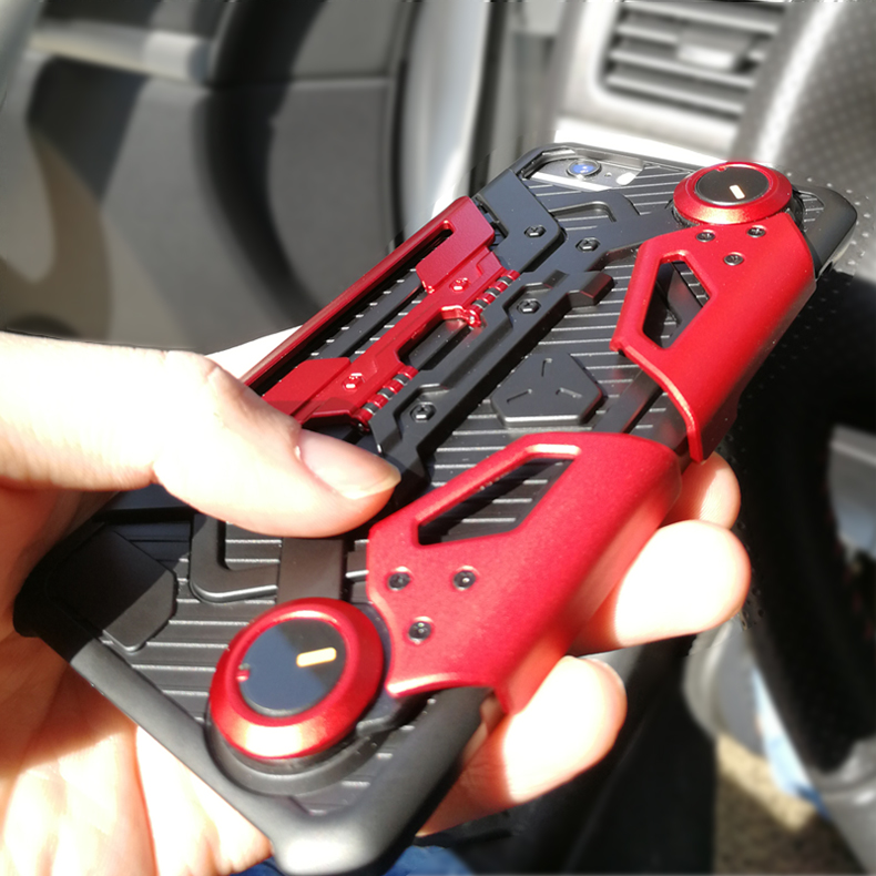 金讯恒 螃蟹壳苹果7plus手柄手机壳8王者荣耀