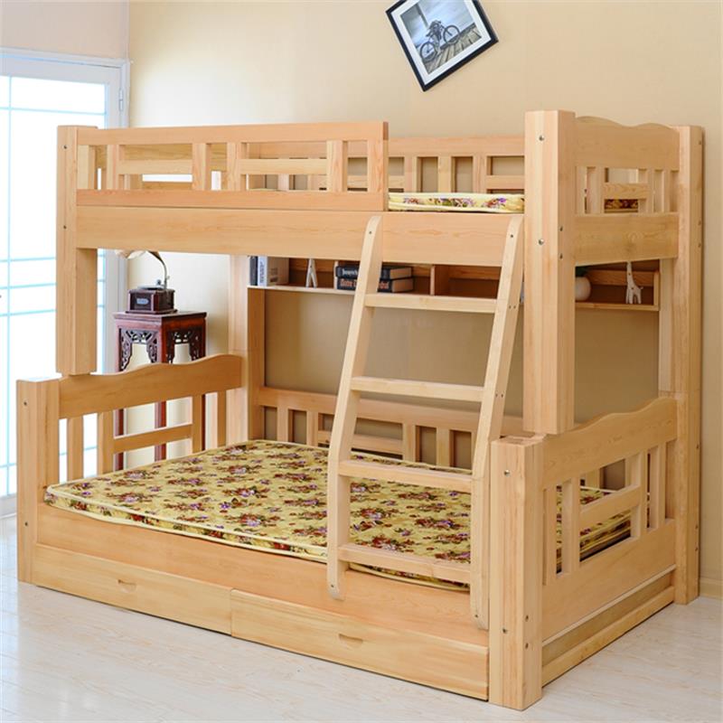 松木双层床高低床子母牌子品质好 新款好用