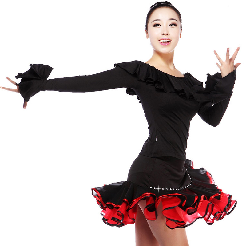 拉丁舞服装女童秋冬丝牌子品质好 新款好用