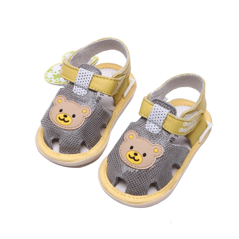 最新男童儿童宝宝防滑魔术贴凉鞋价格 同款 _