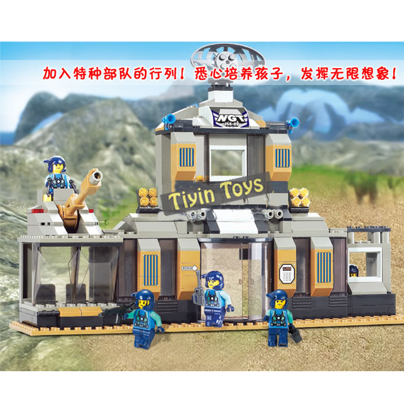 飞机拼装讲究军事最爱积木系列特种部队基地儿童男孩子玩具礼物娃娃挂床上有什么益智图片