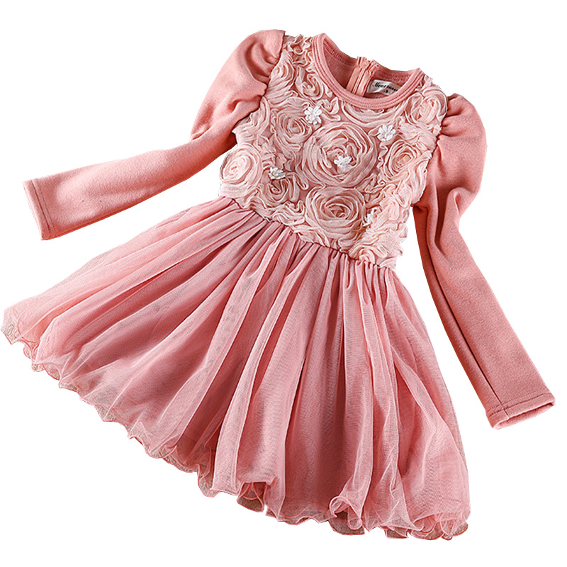 女童春秋冬装连衣裙2牌子品质好 新款好用