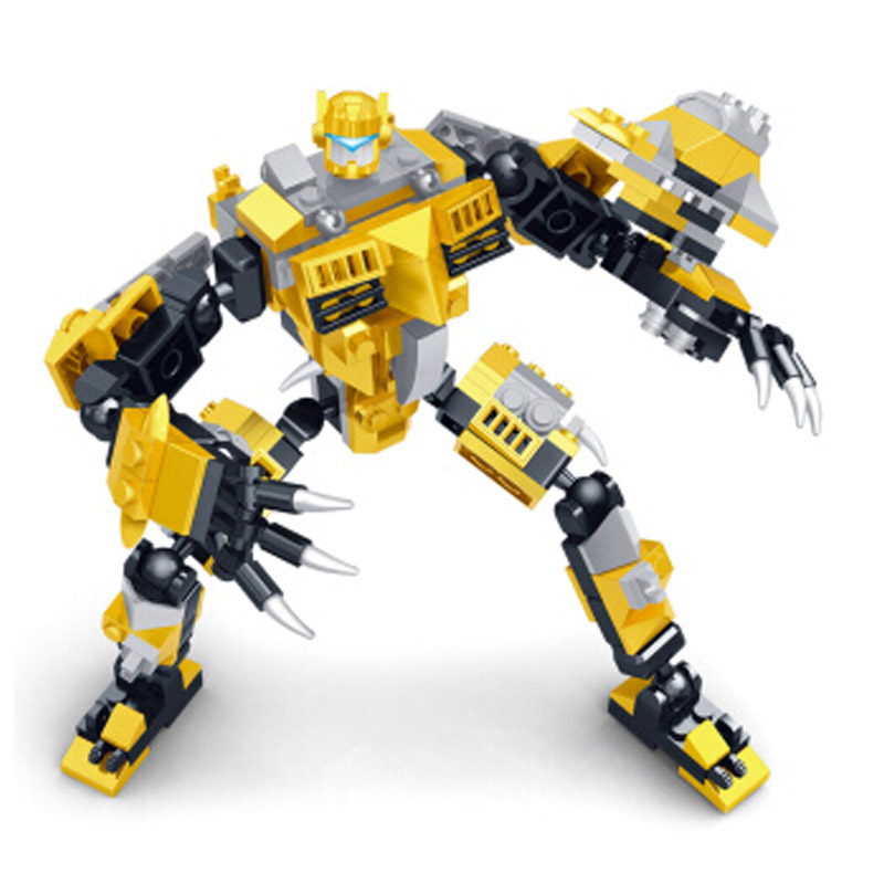 积木超帅机器人图纸