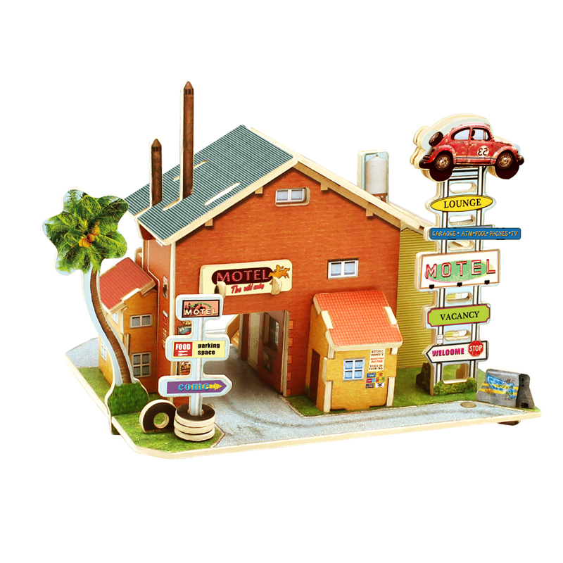 手工房子模型玩具 创意六一儿童节礼物