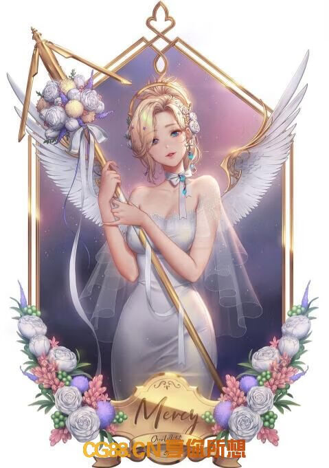 [cg插画] lovecacao yunjeong韩国画师a站插画40p 作品集 cg艺术社