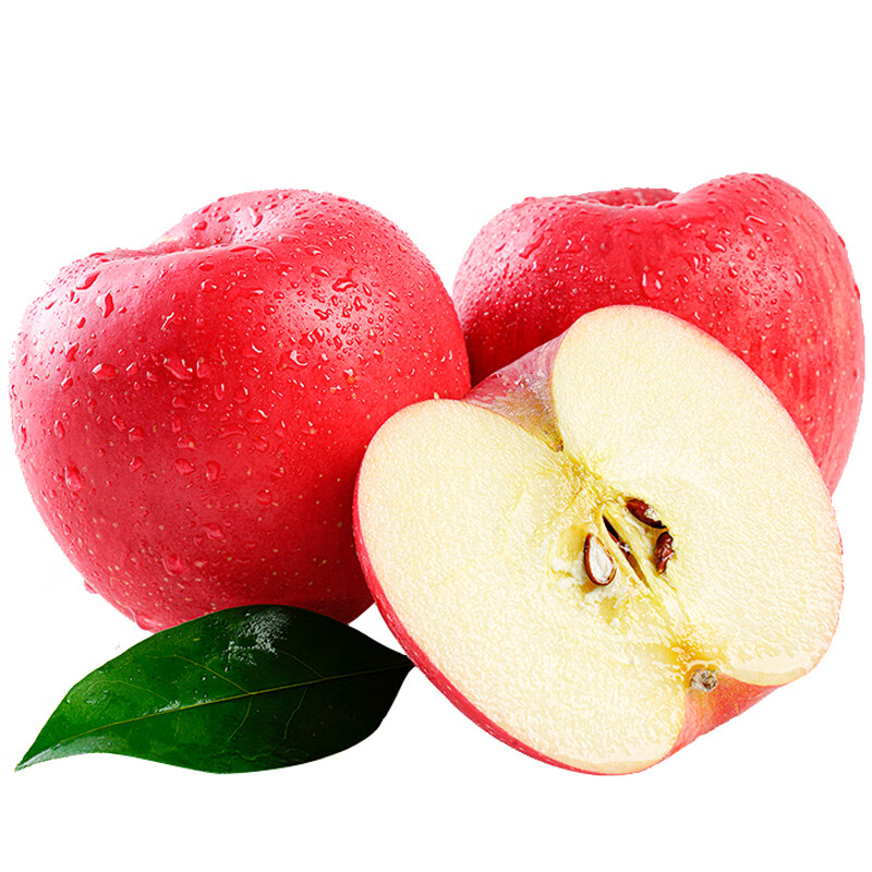 顺丰快递陇原红静宁有机苹果甘肃红富士75大果12枚