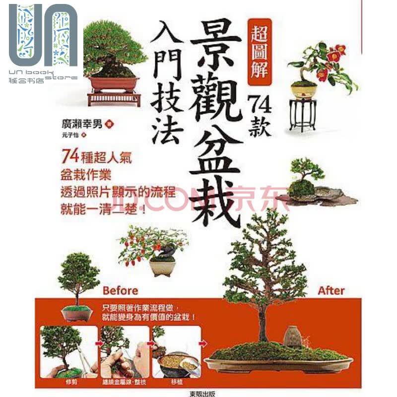 超图解74款景观盆栽入门技法港台原版广濑幸男台湾东贩 摘要书评试读 京东图书