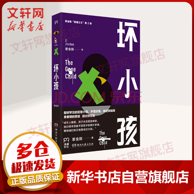 坏小孩紫金陈隐秘的角落原著小说另著热播网剧沉默的真相原著小说 长夜难明 摘要书评试读 京东图书