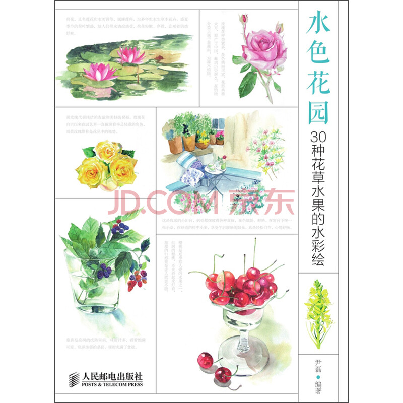 水色花园 30种花草水果的水彩绘 尹磊 电子书下载 在线阅读 内容简介 评论 京东电子书频道