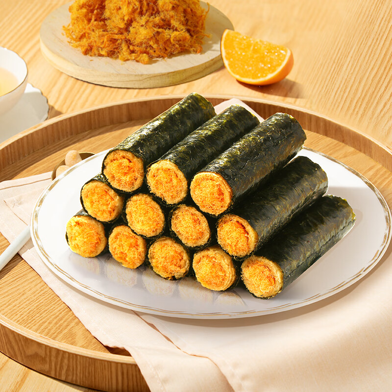 三只松鼠香酥海苔卷拍2件 14.8元 - 86线报