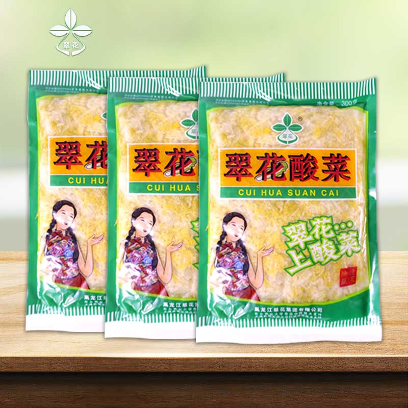 翠花正宗东北酸菜丝900g（300g*3袋） 拍3件 39.29元 - 线报酷