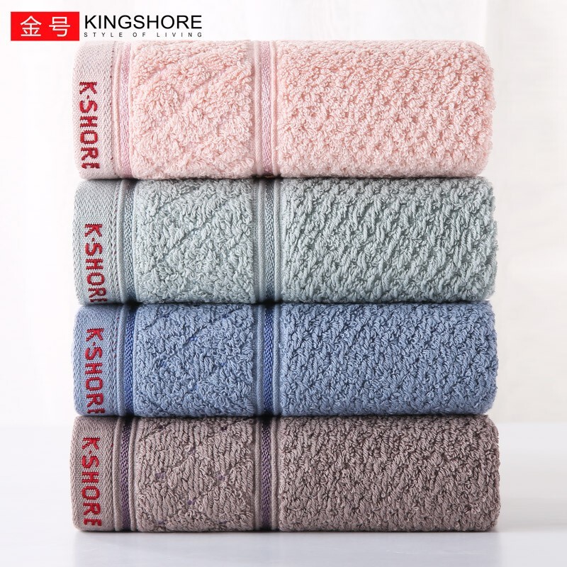 金号大号款加厚提花款毛巾4条 24.9元 - 线报酷