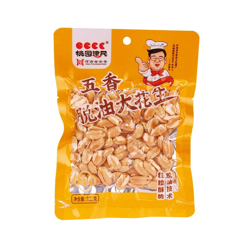 桃园建民熟食大花生102g/袋 任选6件 19.8元 - 线报酷