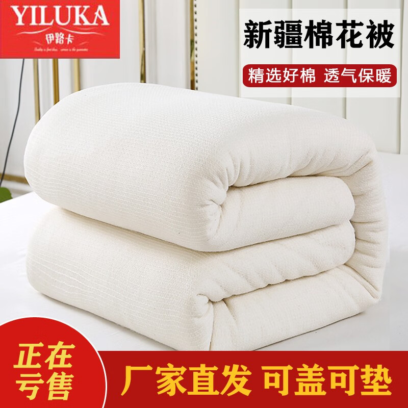 伊路卡新疆棉花被芯150*200cm/4斤 59元，伊路卡新疆棉花被芯6斤 89元 - 清风线报