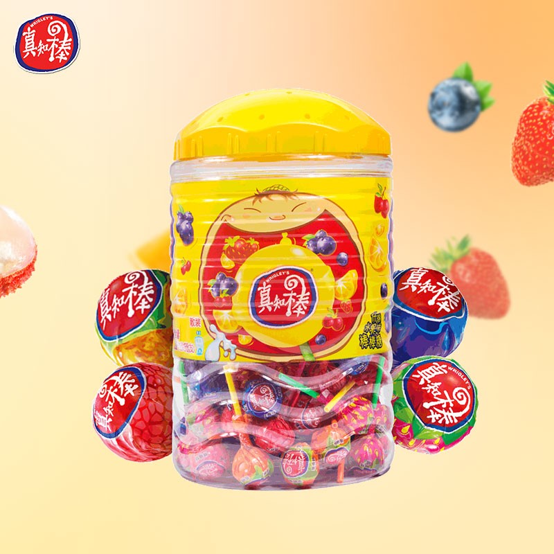 真知棒混合口味棒棒糖972g(约108支) 28.9元 - 线报酷