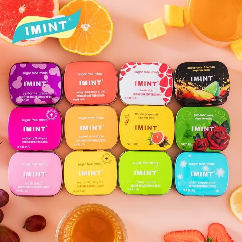 I'MINT益美滋无糖薄荷糖16g*10盒 19.9元 - 线报酷