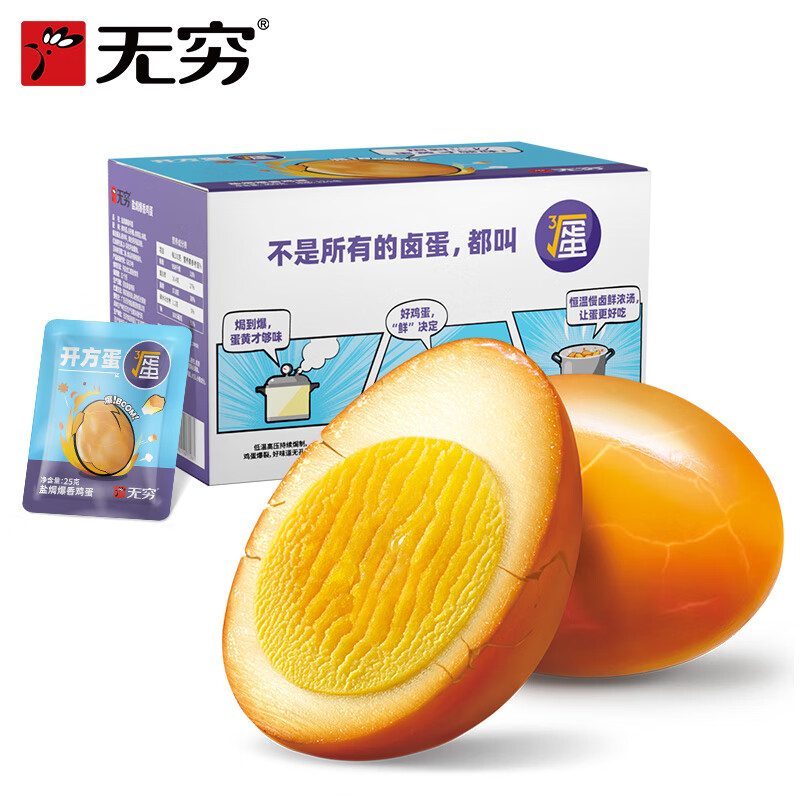 无穷盐焗鸡蛋300g/12个 10.9元 - 线报酷
