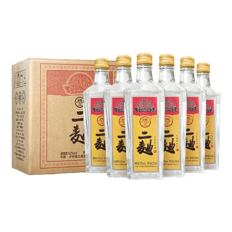 国之二曲52度500mL6瓶 89元 - 线报酷 国之二曲52度500mL6瓶 89元 - 线报酷