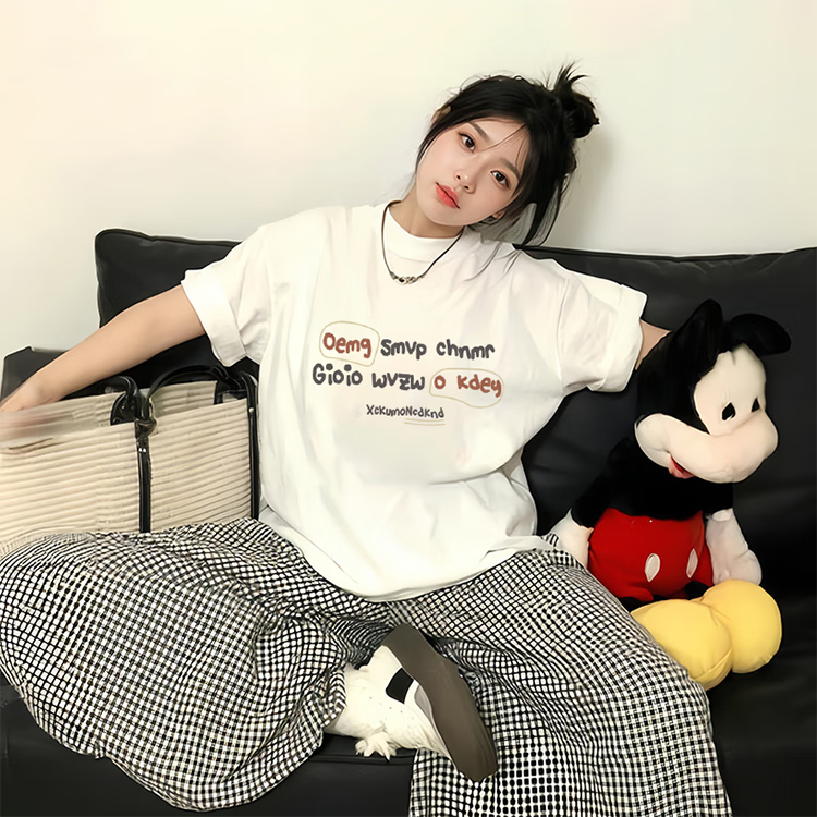 燠阳精梳棉纯棉短袖t恤女 任选3件 59.9元 - 线报酷