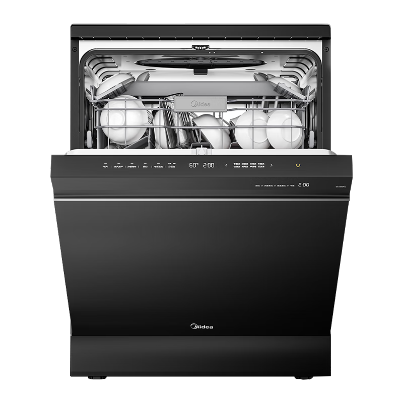 美的（Midea）16套嵌入式洗碗机  升级105℃热风烘干 五臂飓风洗 双驱变频 四星消毒 一级水效 独立式 GX10