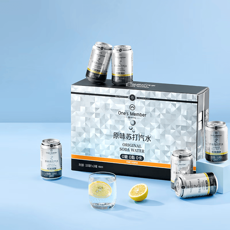 One's Member原味苏打汽水330ml*24罐*2箱 69.8元 - 线报酷