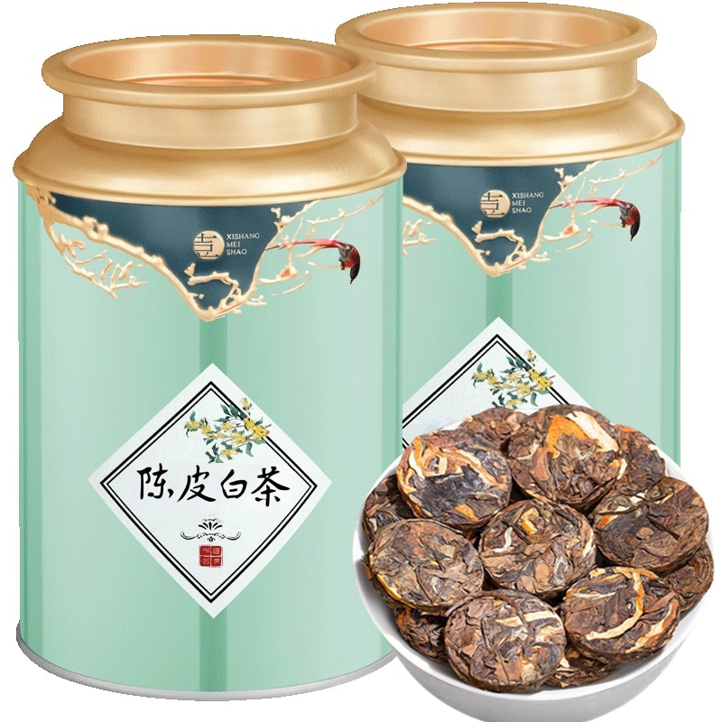 蘇阿哥陈皮白茶小茶饼250g*1罐 35元 - 86线报