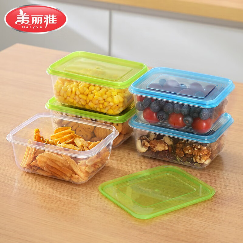 美丽雅便携保鲜盒1000ml*3套 7.12元 - 折送网