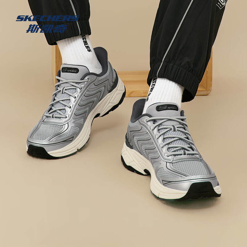 斯凯奇银翼老爹鞋男士复古运动鞋 169元 - 线报酷