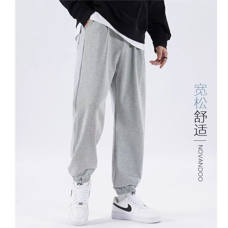 燠阳直筒宽松卫裤男春秋款任选2件 55.9元 - 线报酷