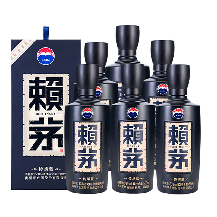 赖茅传承蓝500mL6瓶 1650元 - 美泡泡