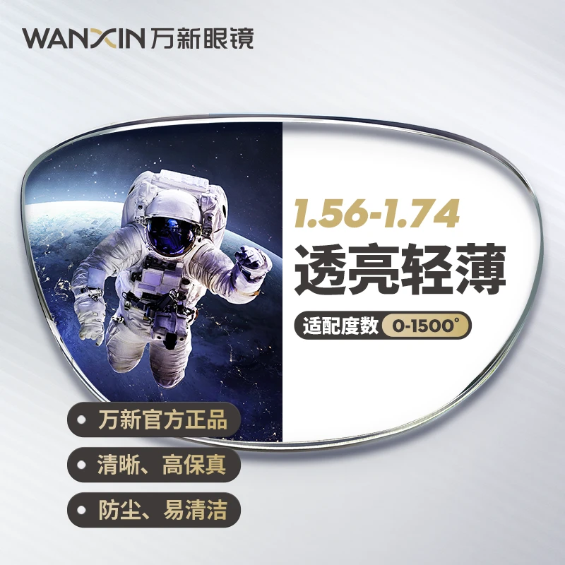 万新1.74防蓝光镜片镜框 119元 - 线报酷
