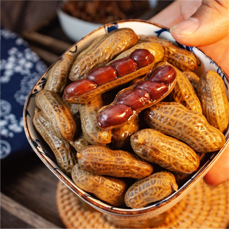 洛升赢五香味水煮卤汁花生500g*4袋 16.8元 - 线报酷