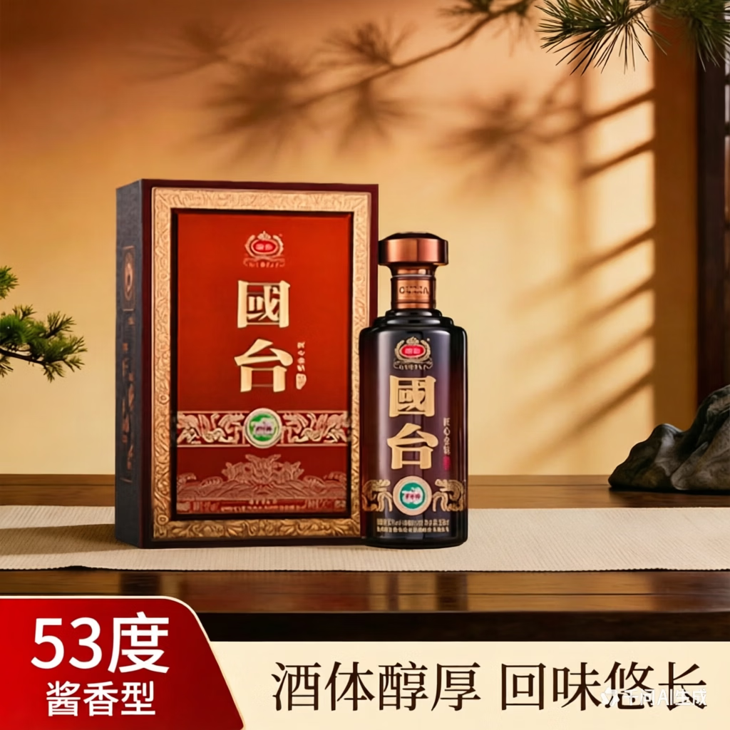 国台·盛世福钻匠心金钻 53度 500mL 1瓶 219元 - 线报酷