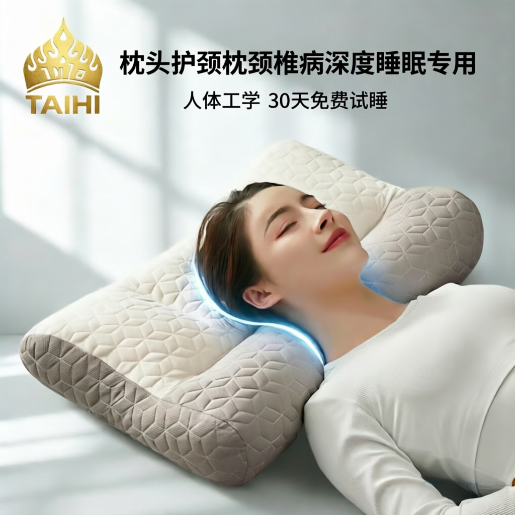 泰嗨深度睡眠反牵引枕一对装 84元 - 折送网