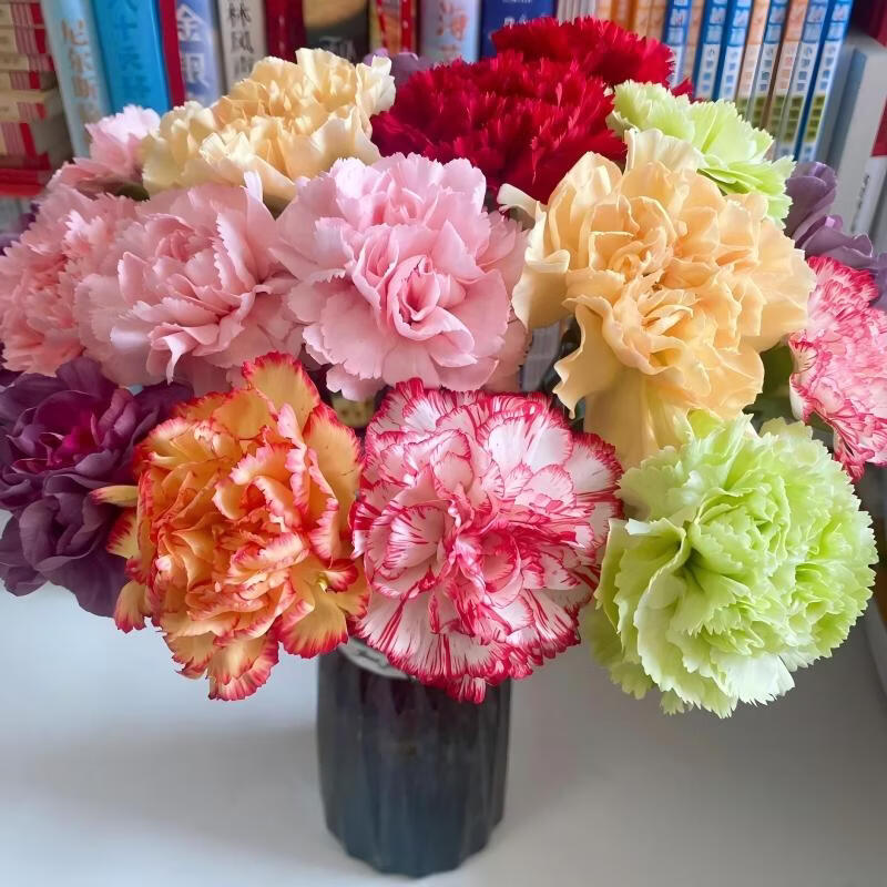 与花同行随机单色康乃馨20枝装 12.99元，与花同行随机色水仙百合20枝含赠 11.9元 - 线报酷